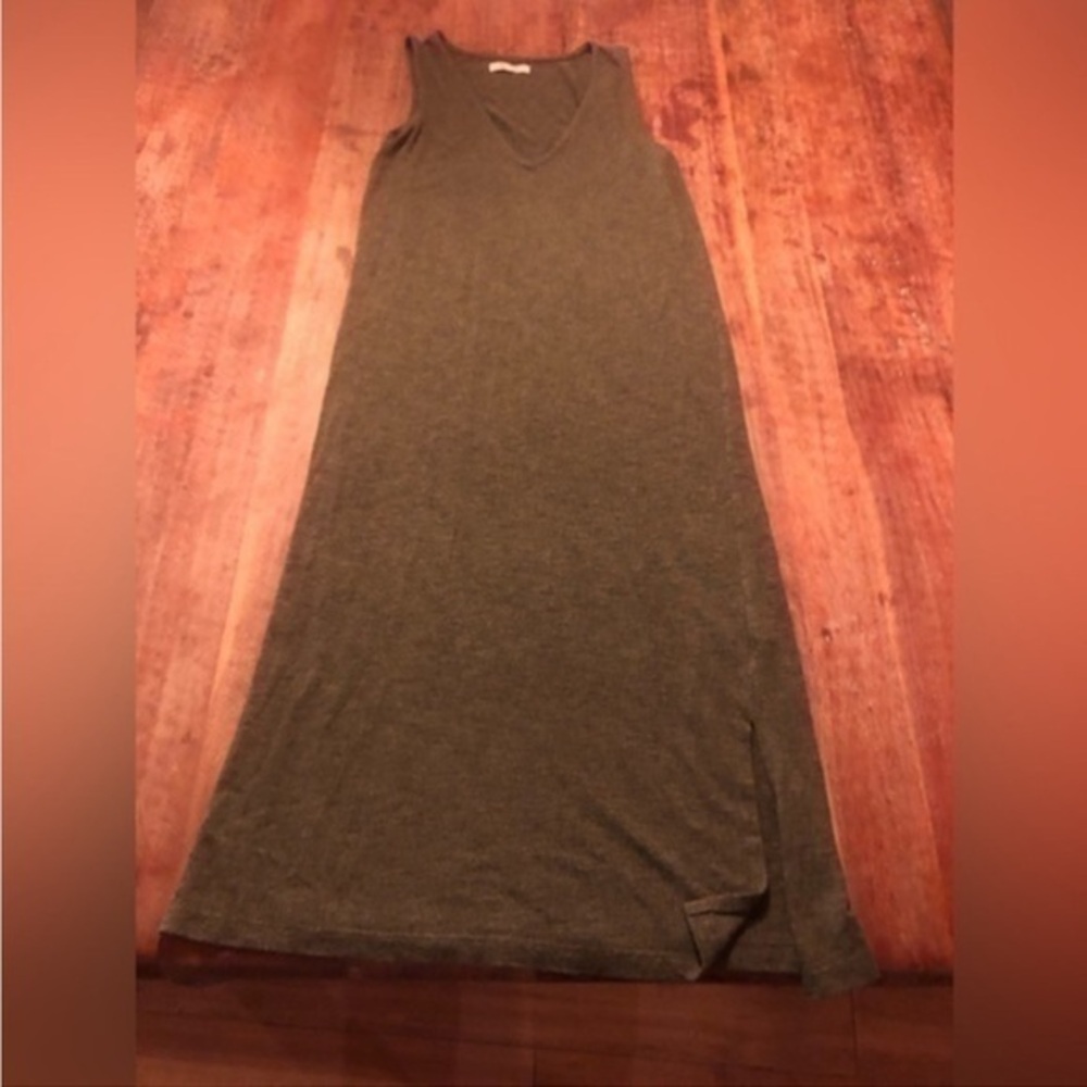 Madewell Sleeveless Jersey Tank Knit Midi Dress